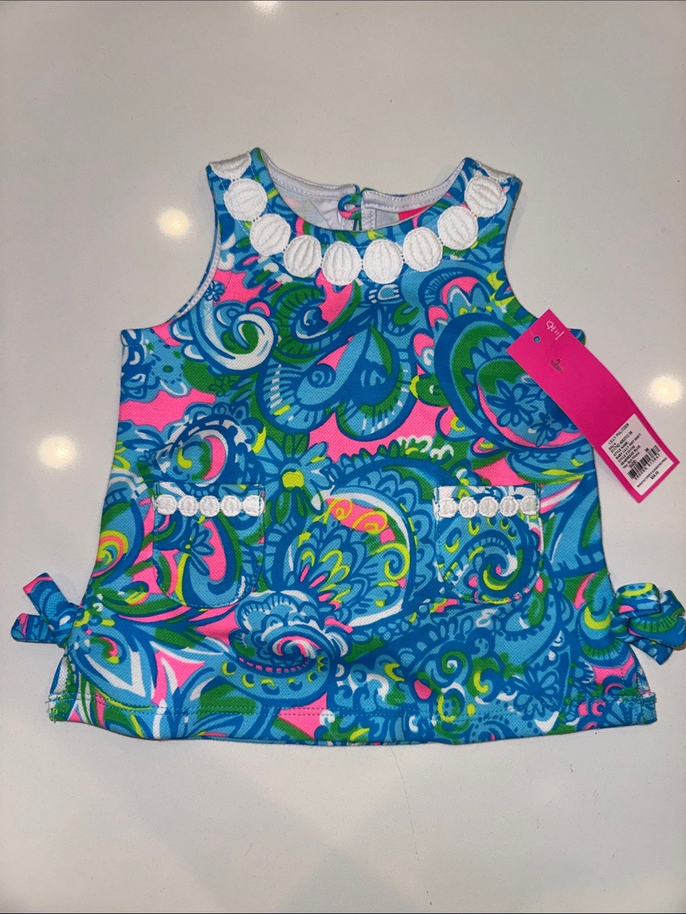 Lilly Pulitzer baby shift HEY GULL FRIEND NWT Size 3/6 month